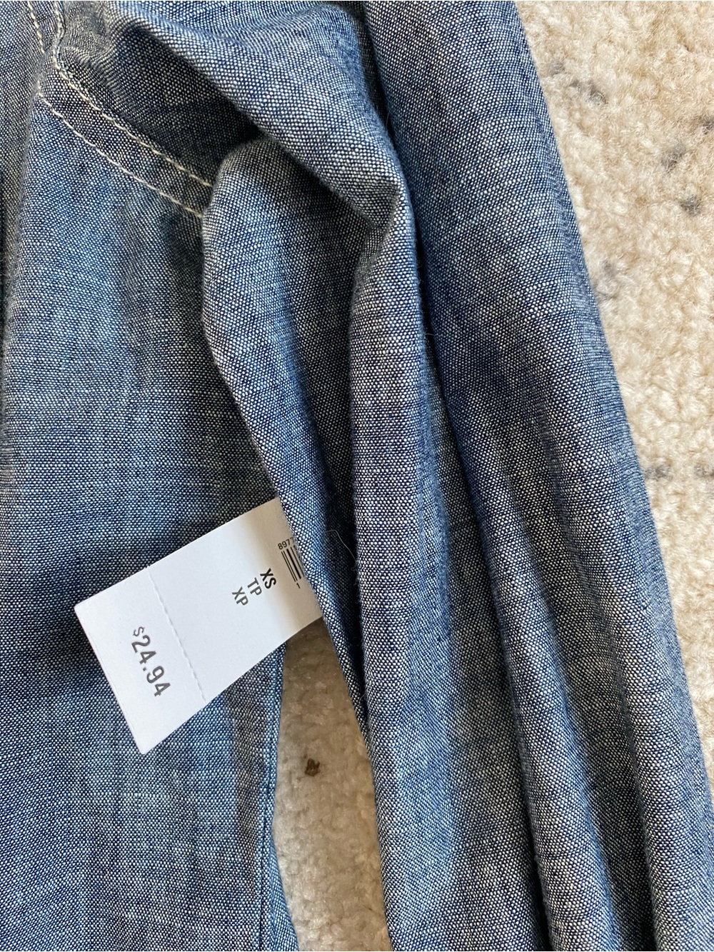 Denim Chambray Button Down - Picture 2 of 2